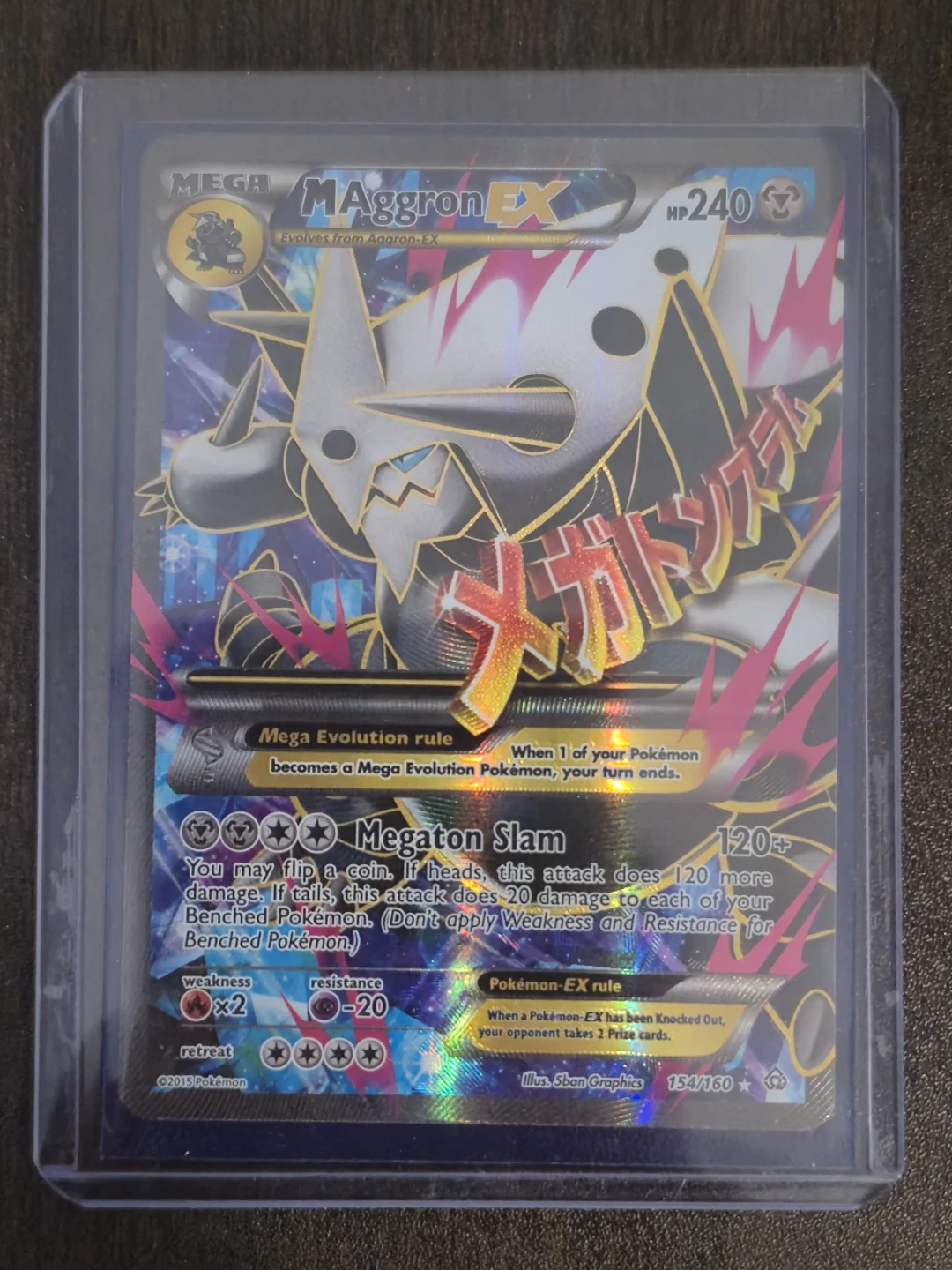 Pokémon TCG Mega Aggron EX Card