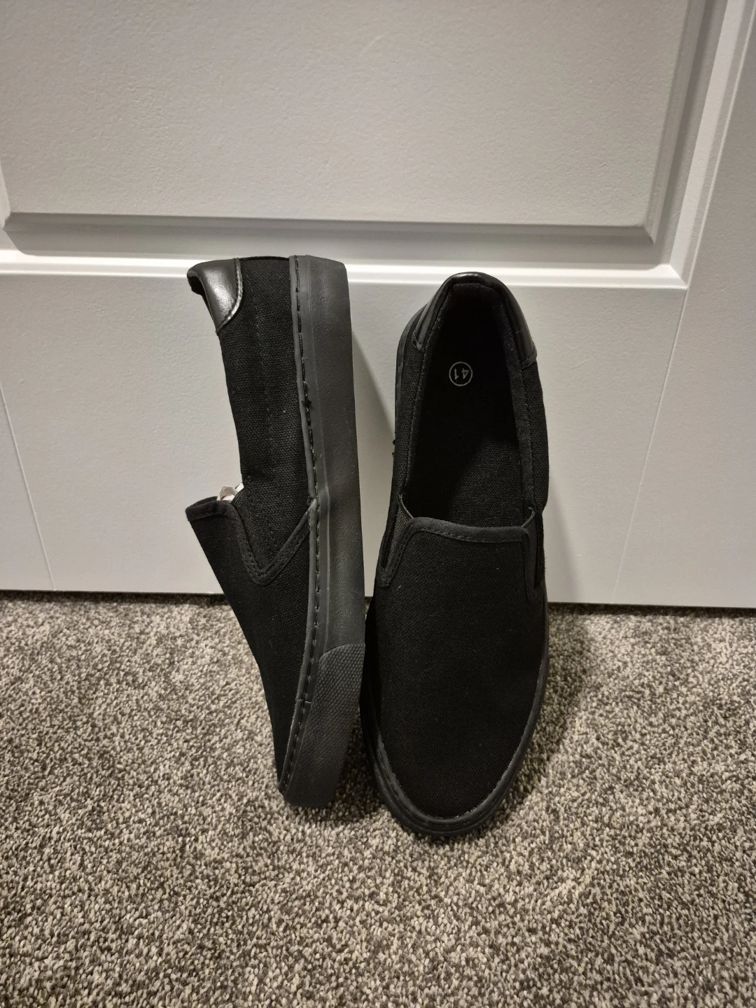 All Black Slip on Shoes - photo 3