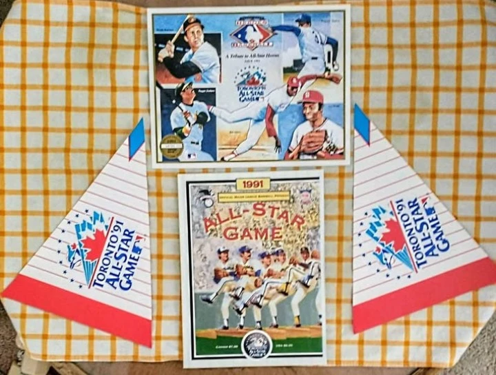 1991 All-Star Game Toronto Memorabilia Lot