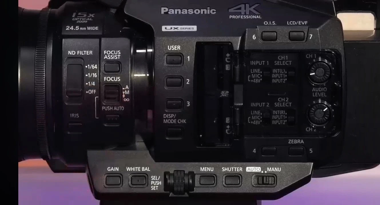 Panasonic 4K Professional Camcorder - photo 2