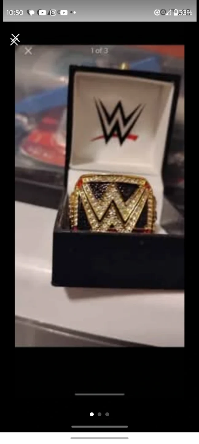 WWE Championship Replica Ring