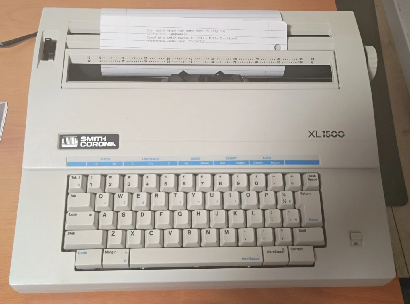 Smith Corona XL 1500 Typewriter