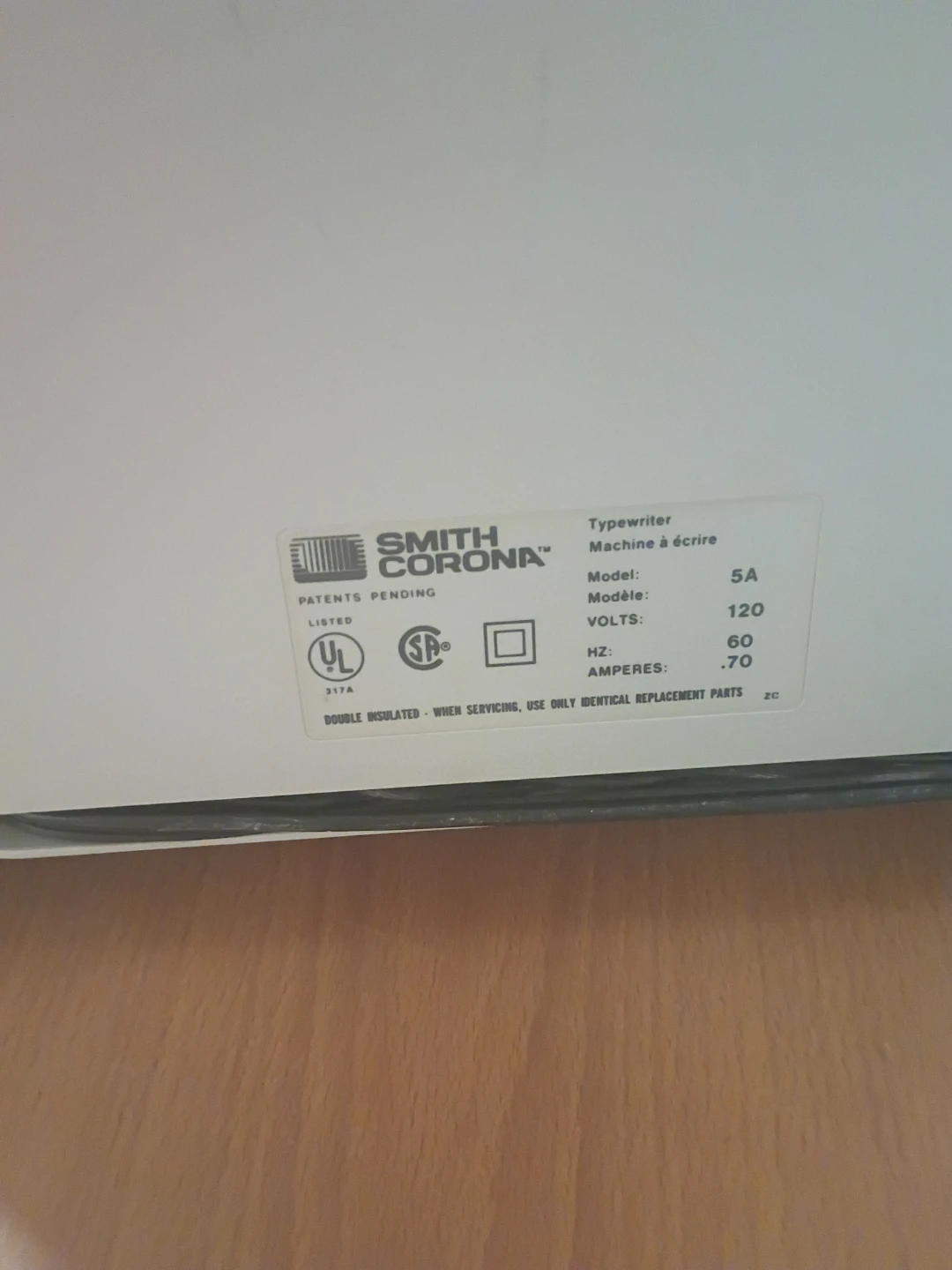 Smith Corona XL 1500 Typewriter - photo 3
