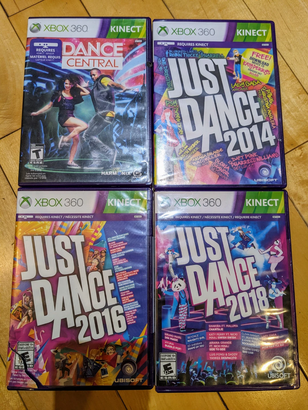 Xbox 360 Kinect Dance & Fitness Games Bundle (5 Games)