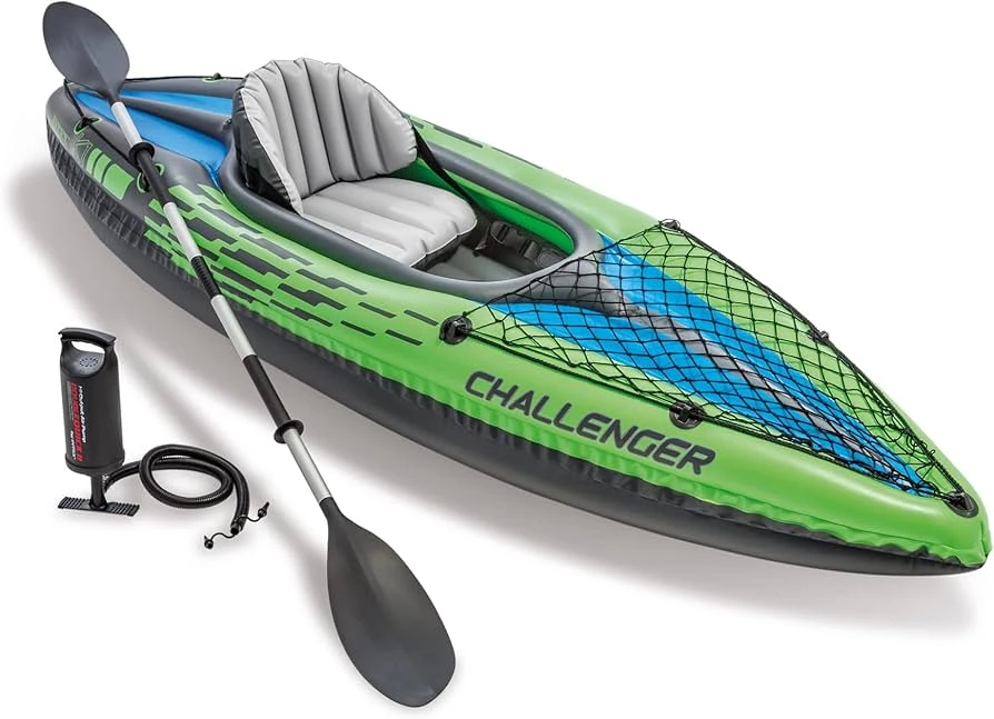 Intex Challenger K1 inflatable kayak set - excellent condition - photo 3