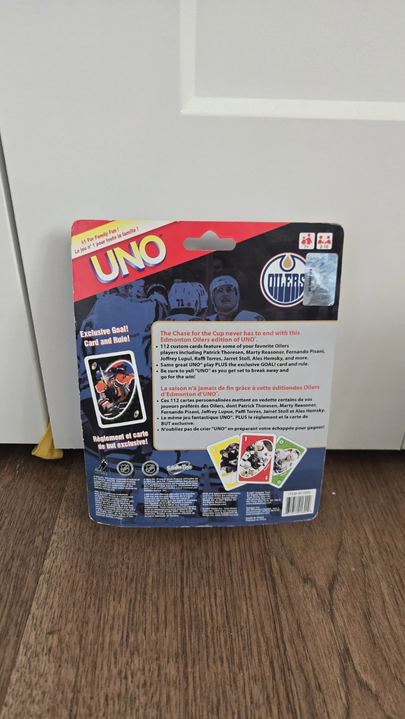 Edmonton Oilers UNO Card Game - photo 3