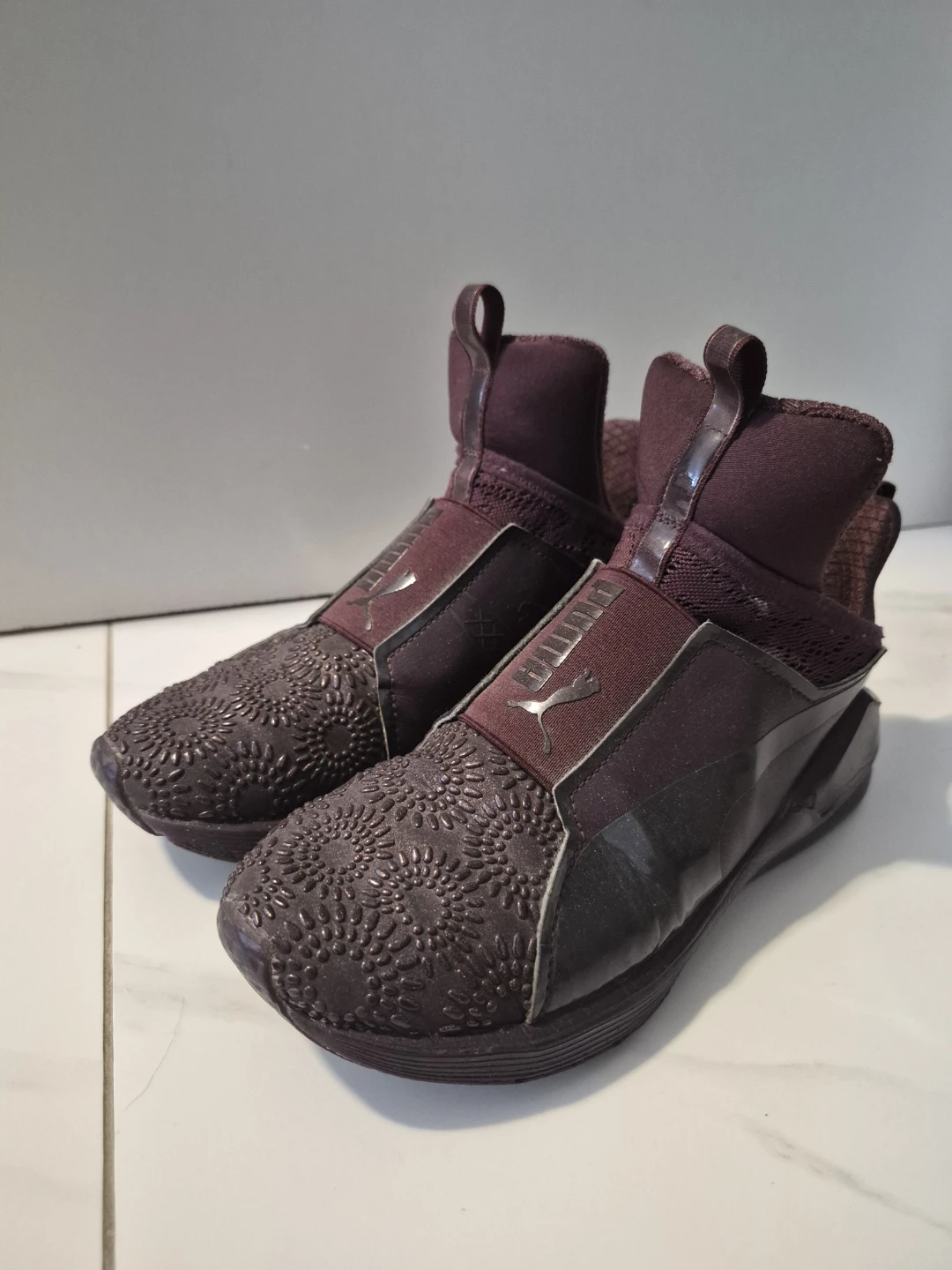 Puma Fierce KRM Women's Slip-On Sneakers - Burgundy - photo 3