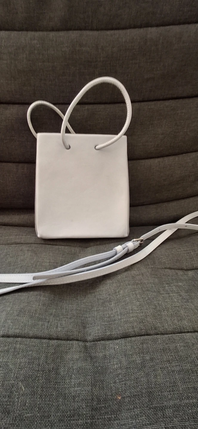 Leather Handbag with Shoulder Strap