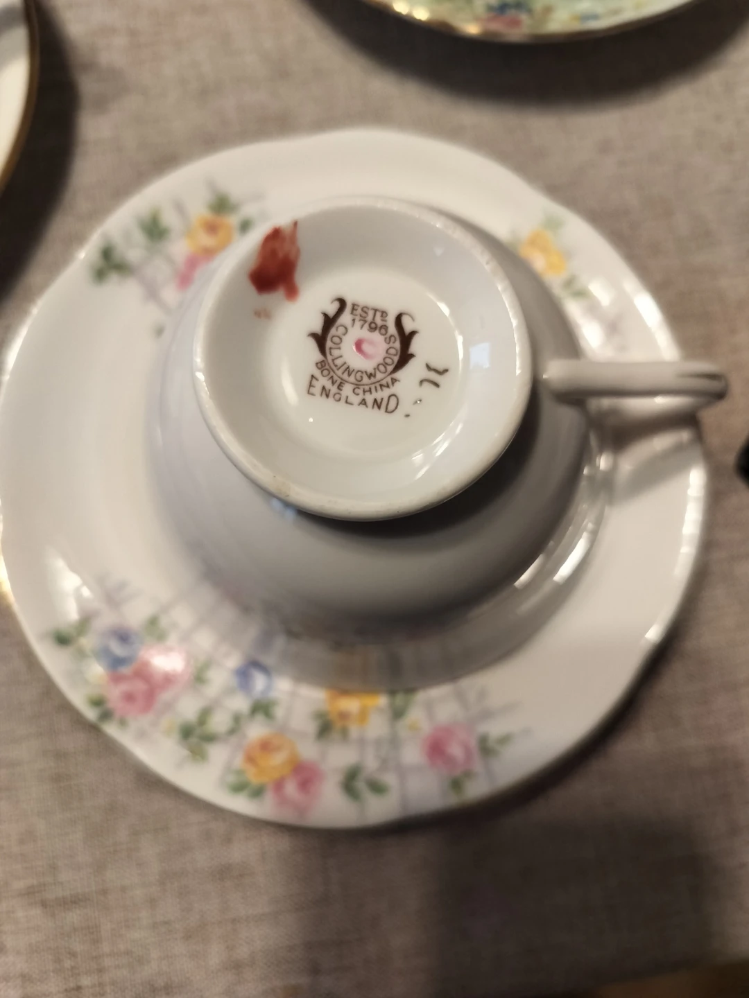 Collingwood Bone China Tea Cup and Saucer Set - photo 2