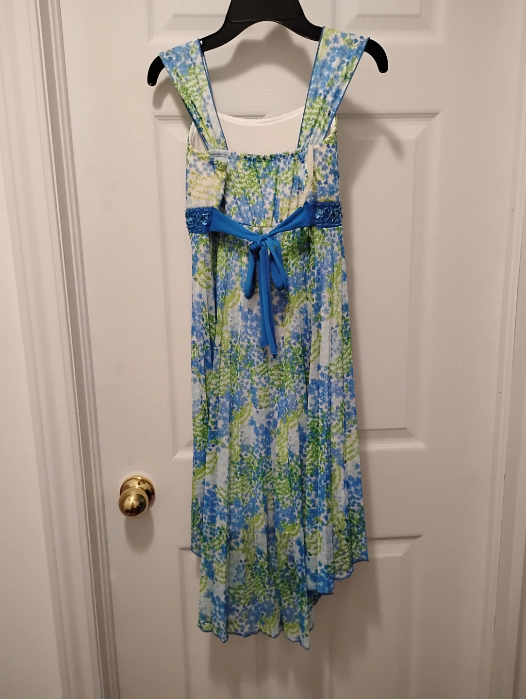 Blue & Green Floral Dress - photo 2
