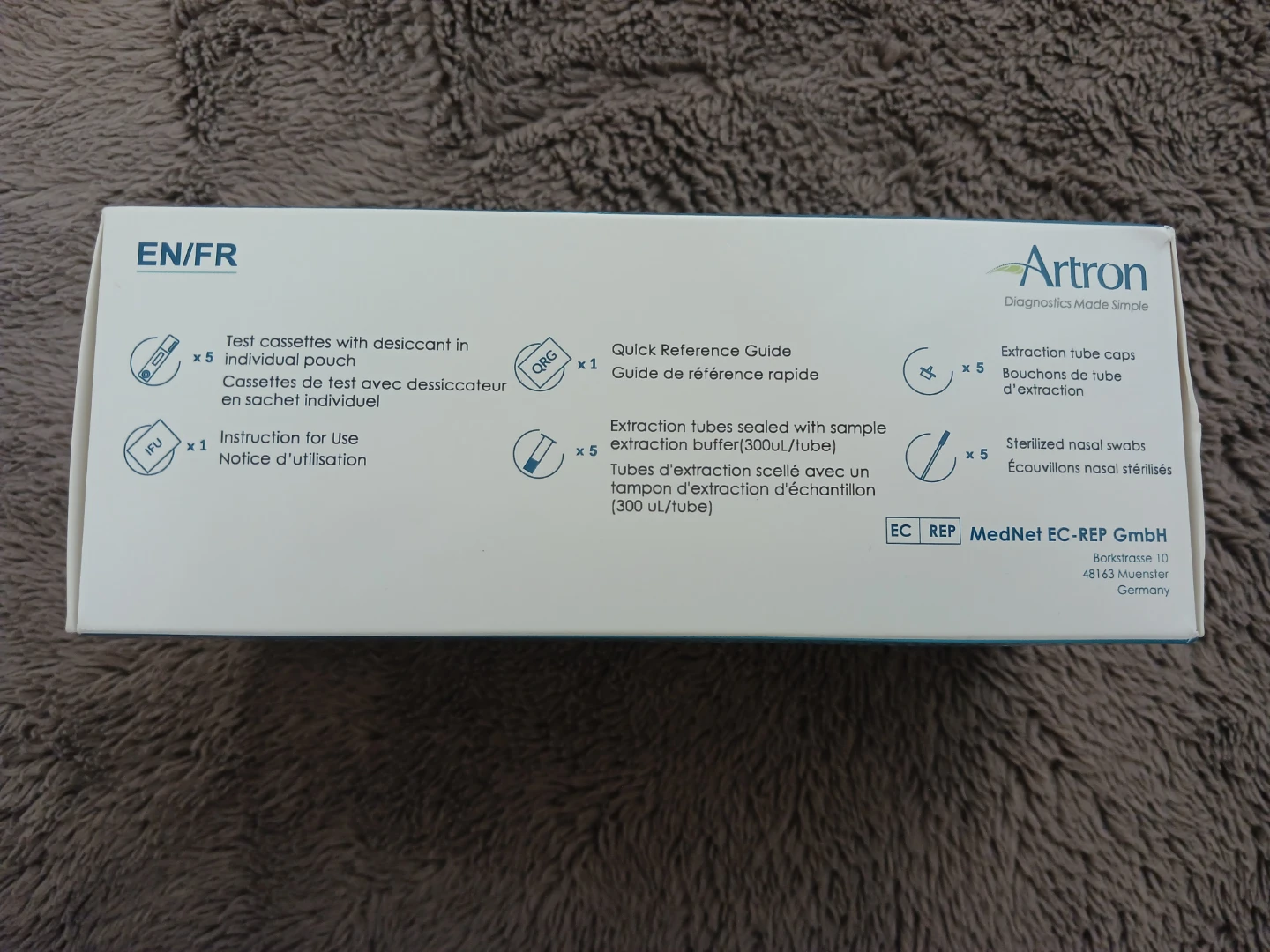 Artron COVID-19 Antigen Home Test Kit - photo 3