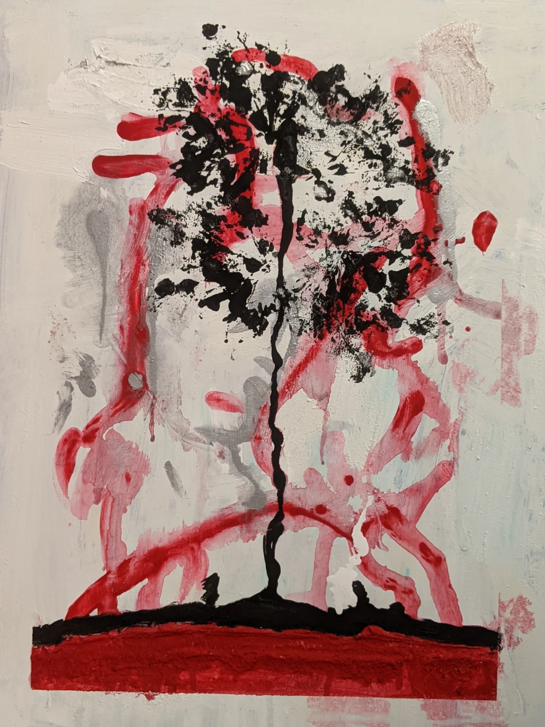 Abstract Tree Painting