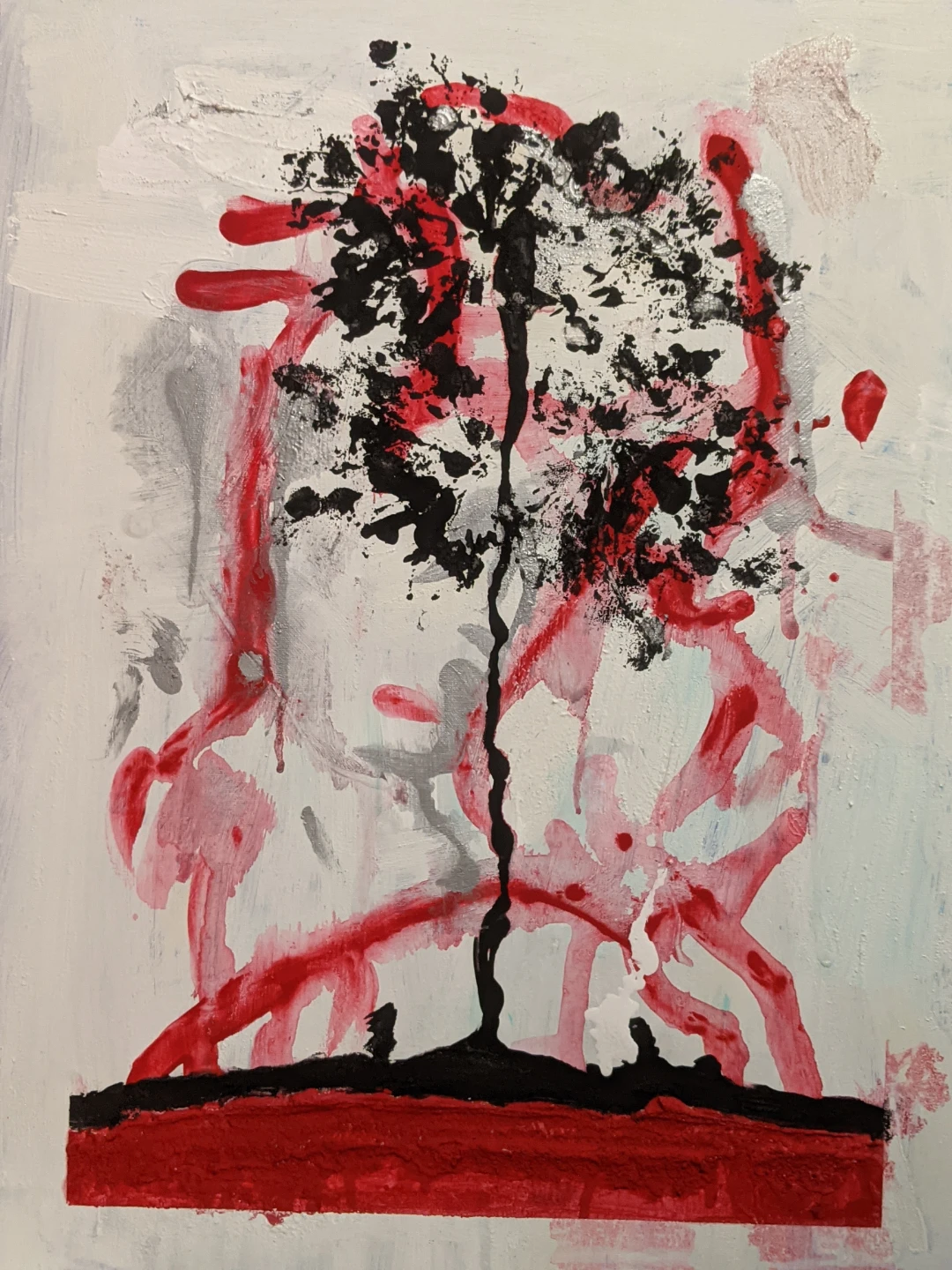 Abstract Tree Painting - photo 2