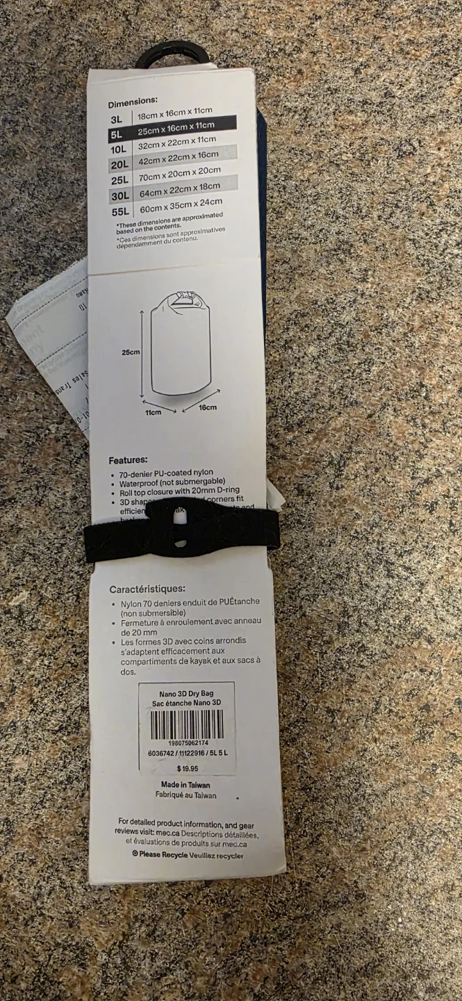 MEC Nano 3D Dry Bag 5L - photo 2