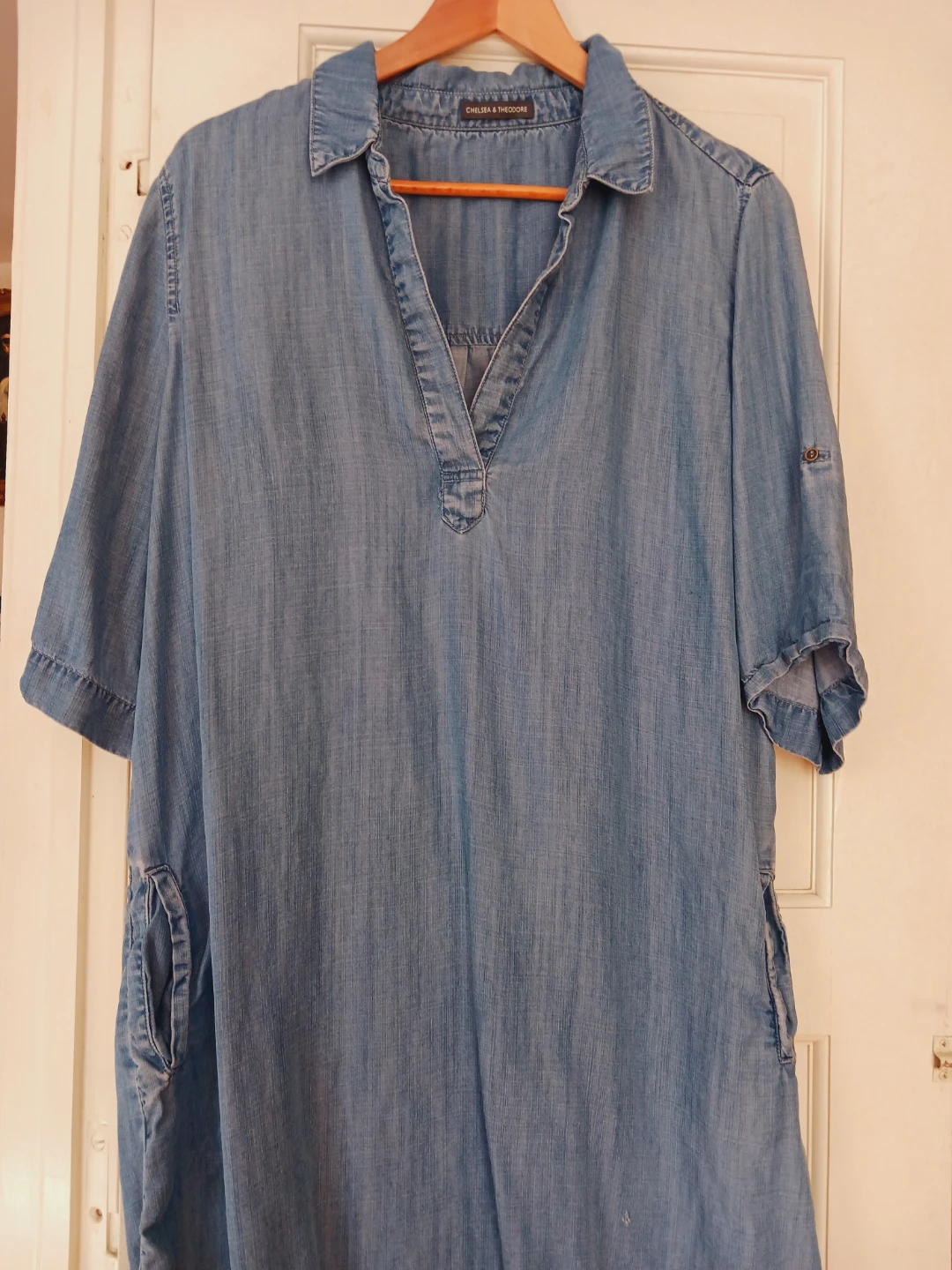 Chelsea & Theodore Light Denim Tunic Dress.XL - photo 3
