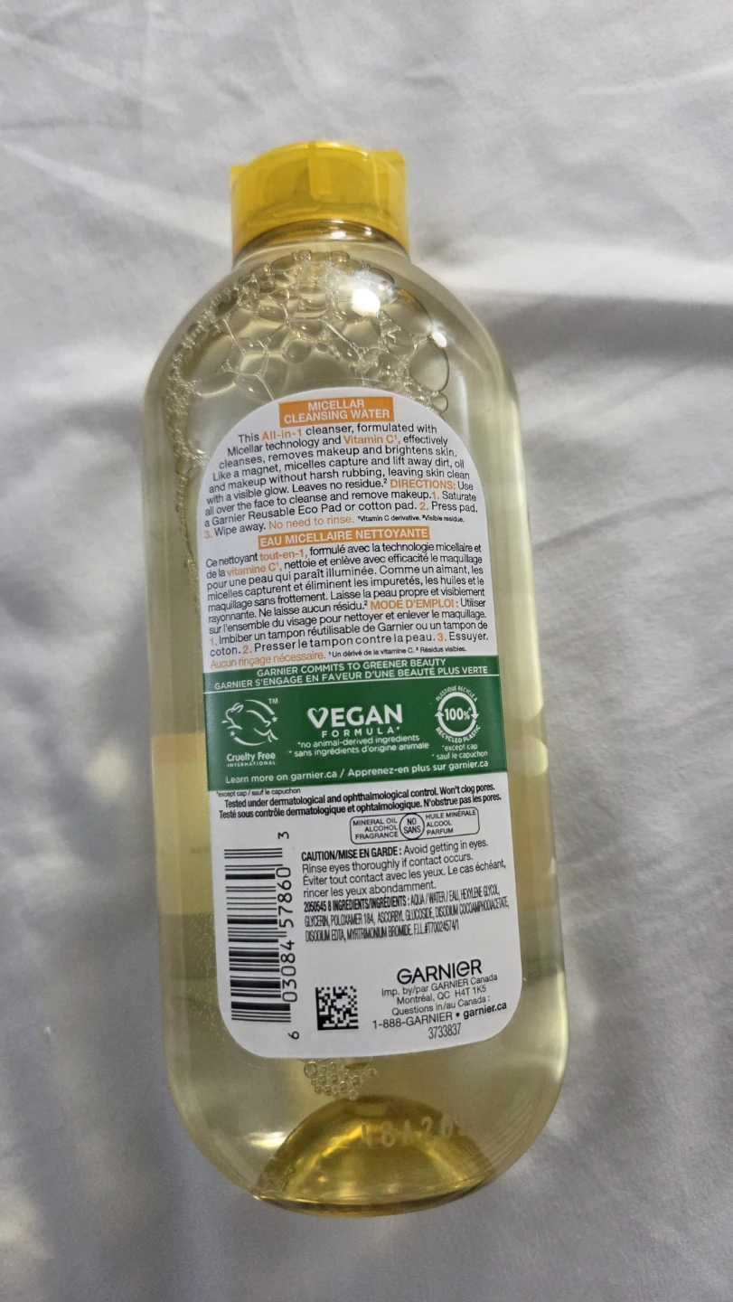 Garnier Micellar Cleansing Water with Vit C - 400 ml - photo 2