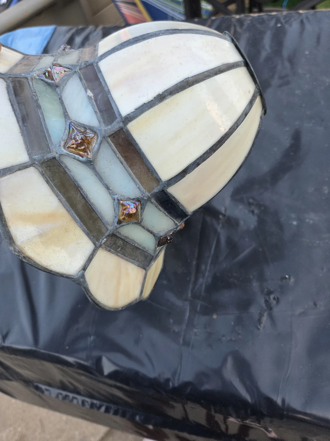 Stained Glass Lampshade - photo 4