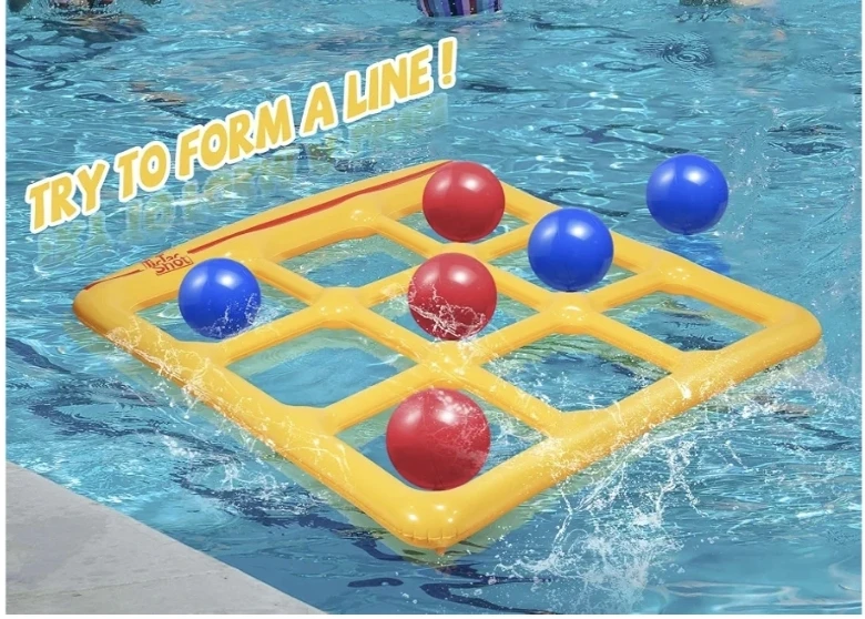 Tic Tac Shot Floating Pool Game