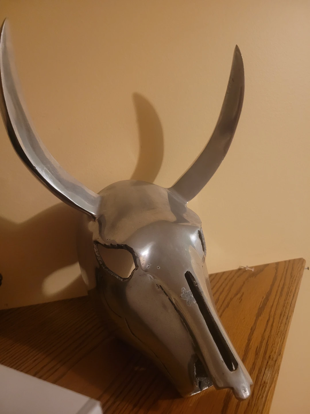 Silver Bull Skull - photo 2
