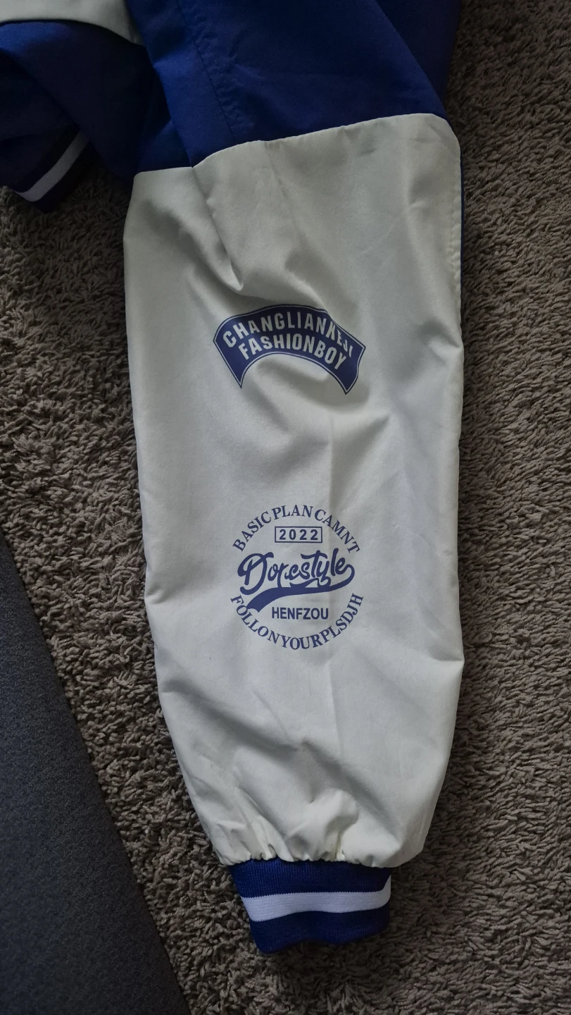 Dorestyle Blue and White Varsity Jacket - photo 2