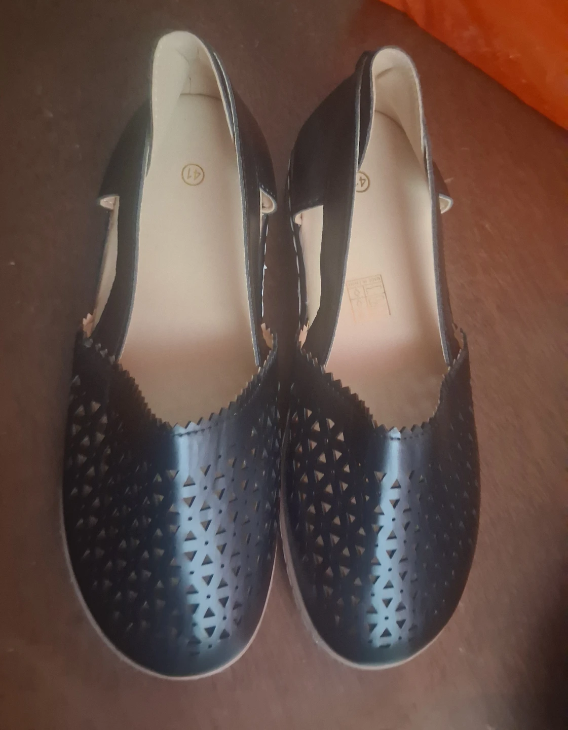 Black Cutout Flats - Size 9.5 - photo 2