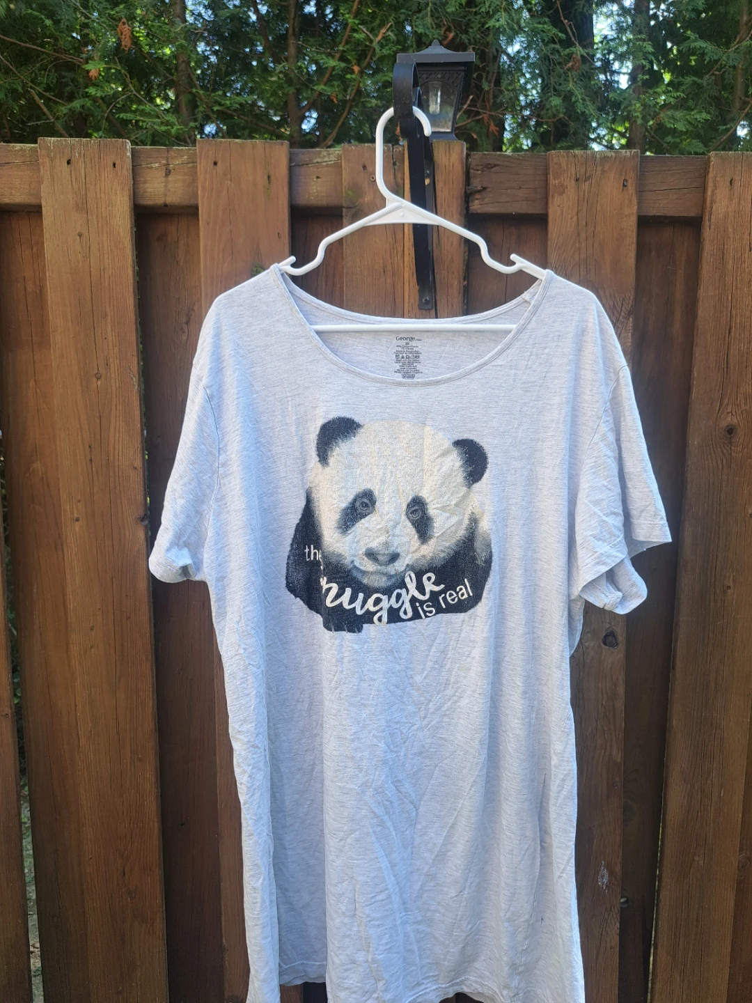 George Panda Nite Shirt 2X