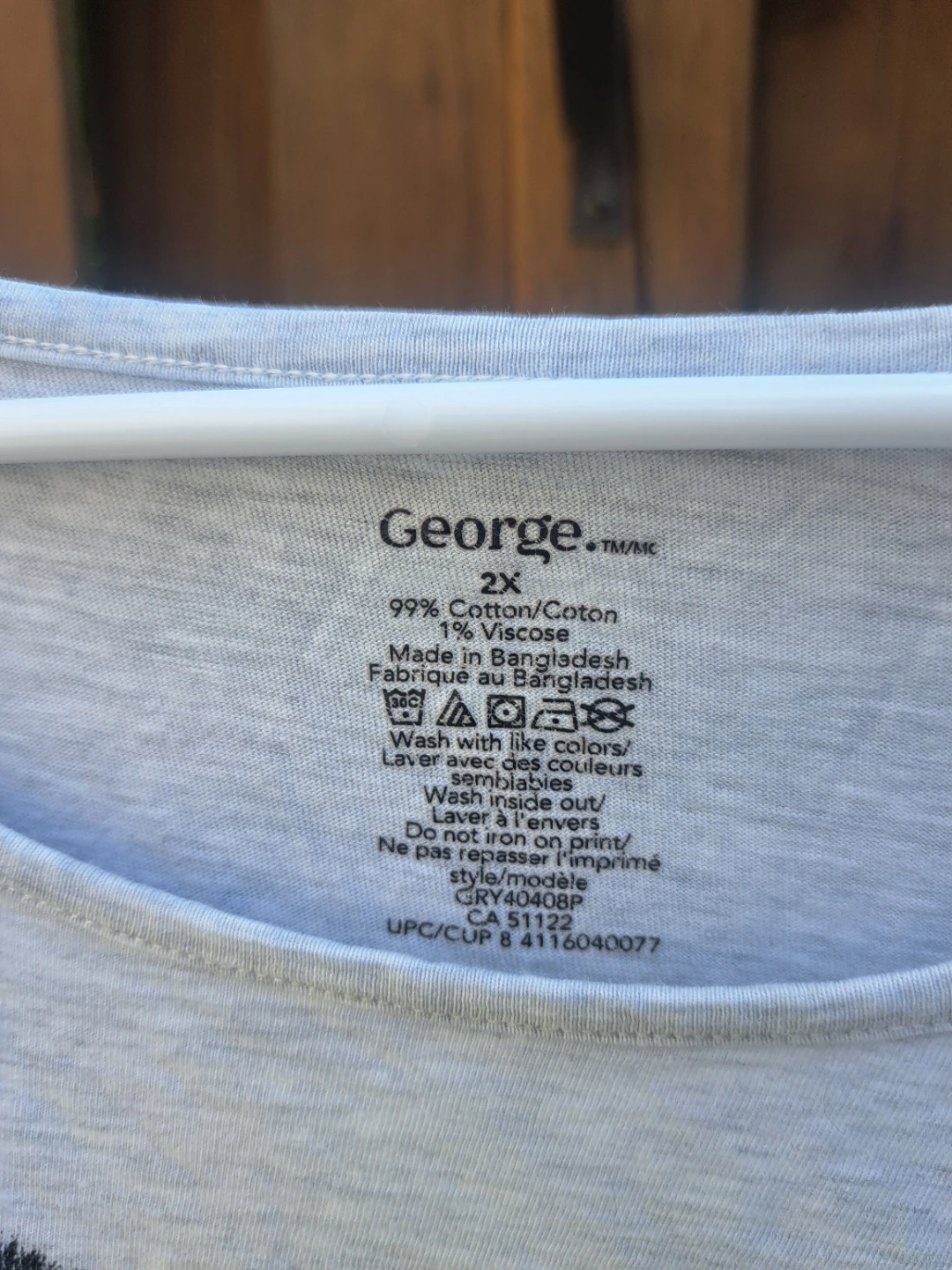 George Panda Nite Shirt 2X - photo 2