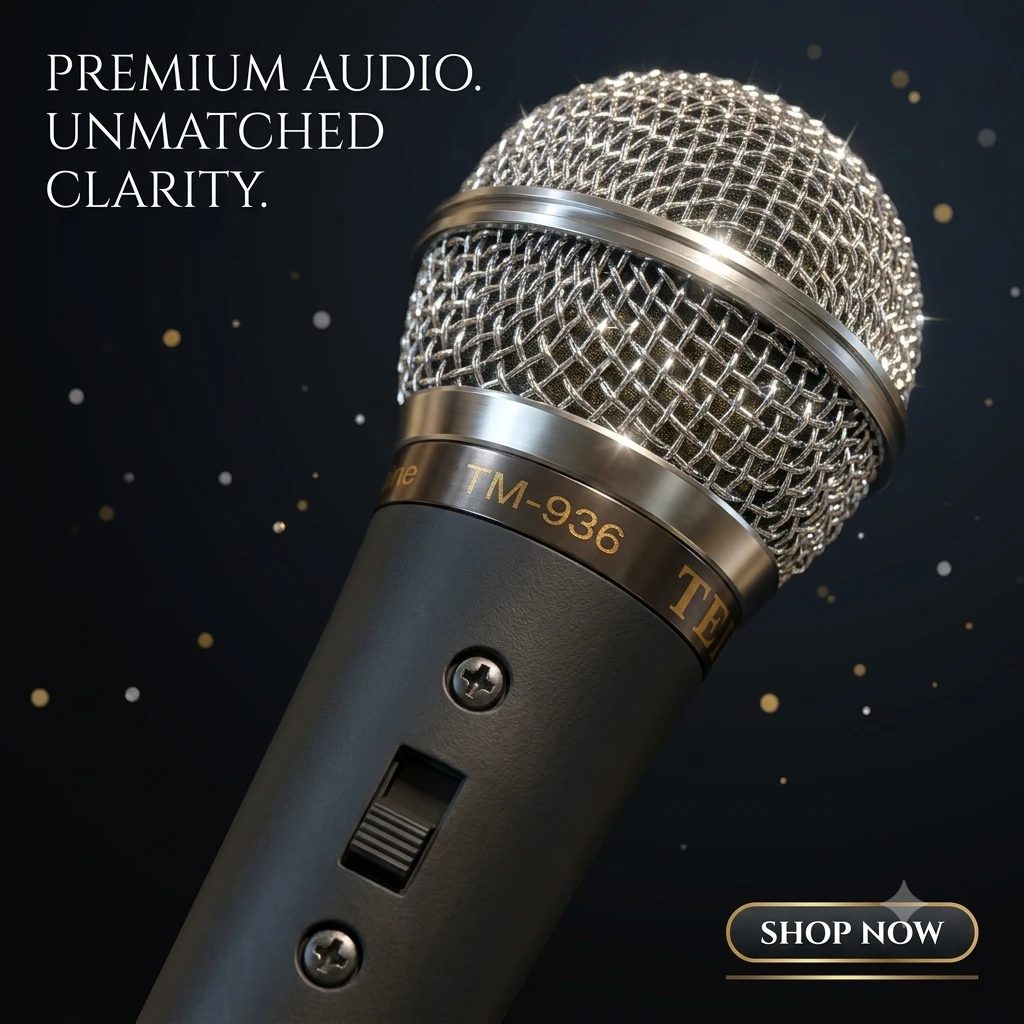 TES TM-936 Dynamic Vocal Microphone