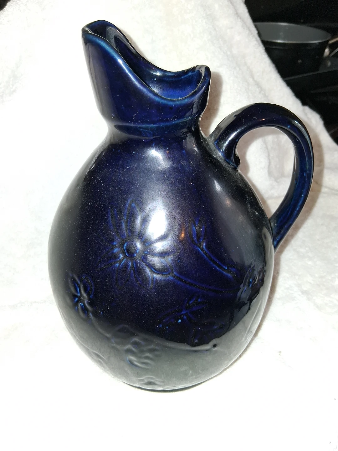 Small Blue Pitcher - "Red Wing Art Pottery"