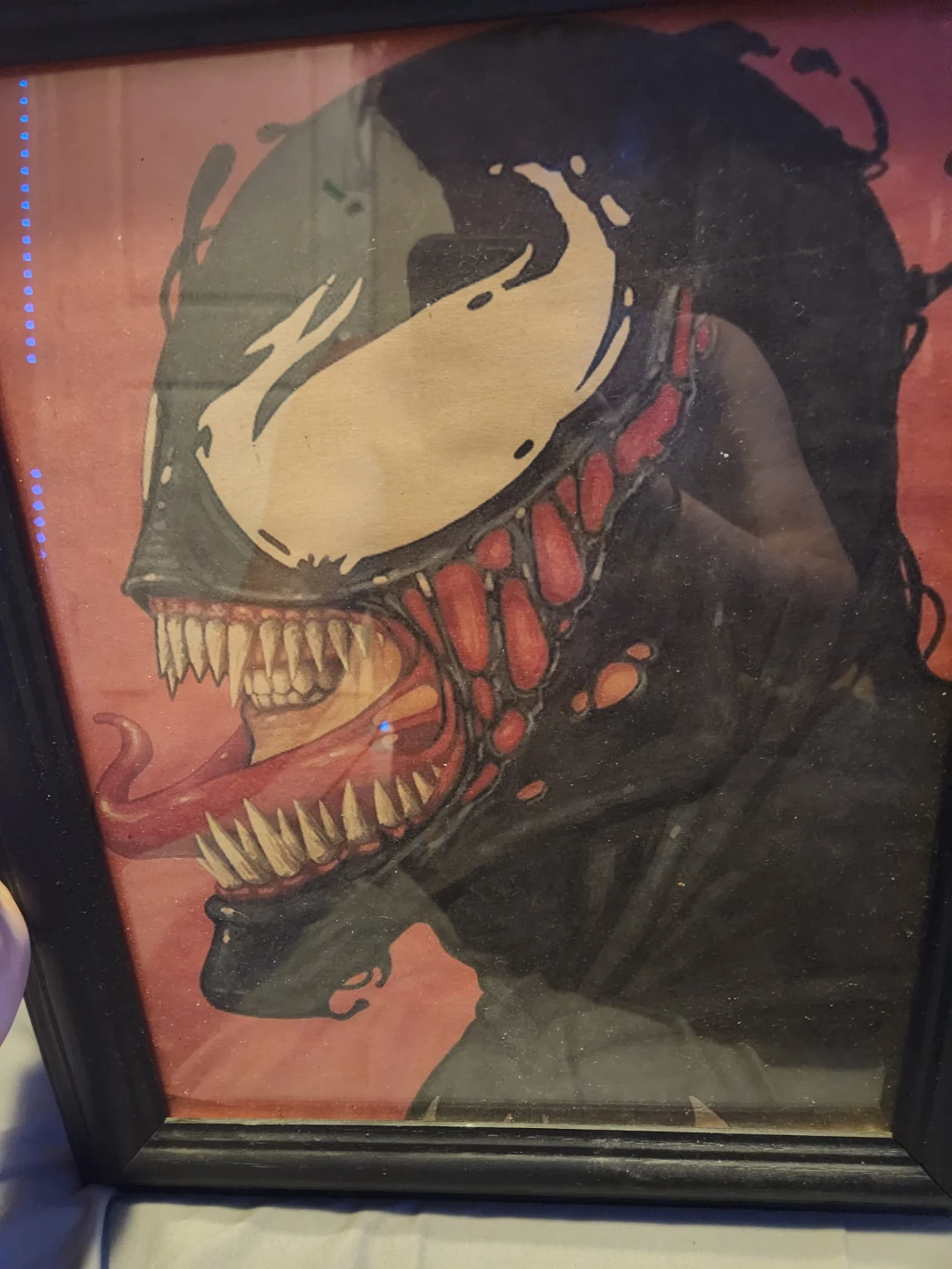 Framed Venom Artwork