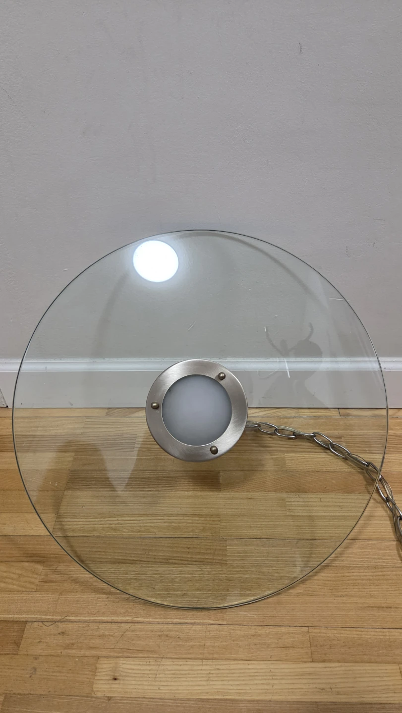 Ceiling light w/glass shade, see description for pickup info - photo 4