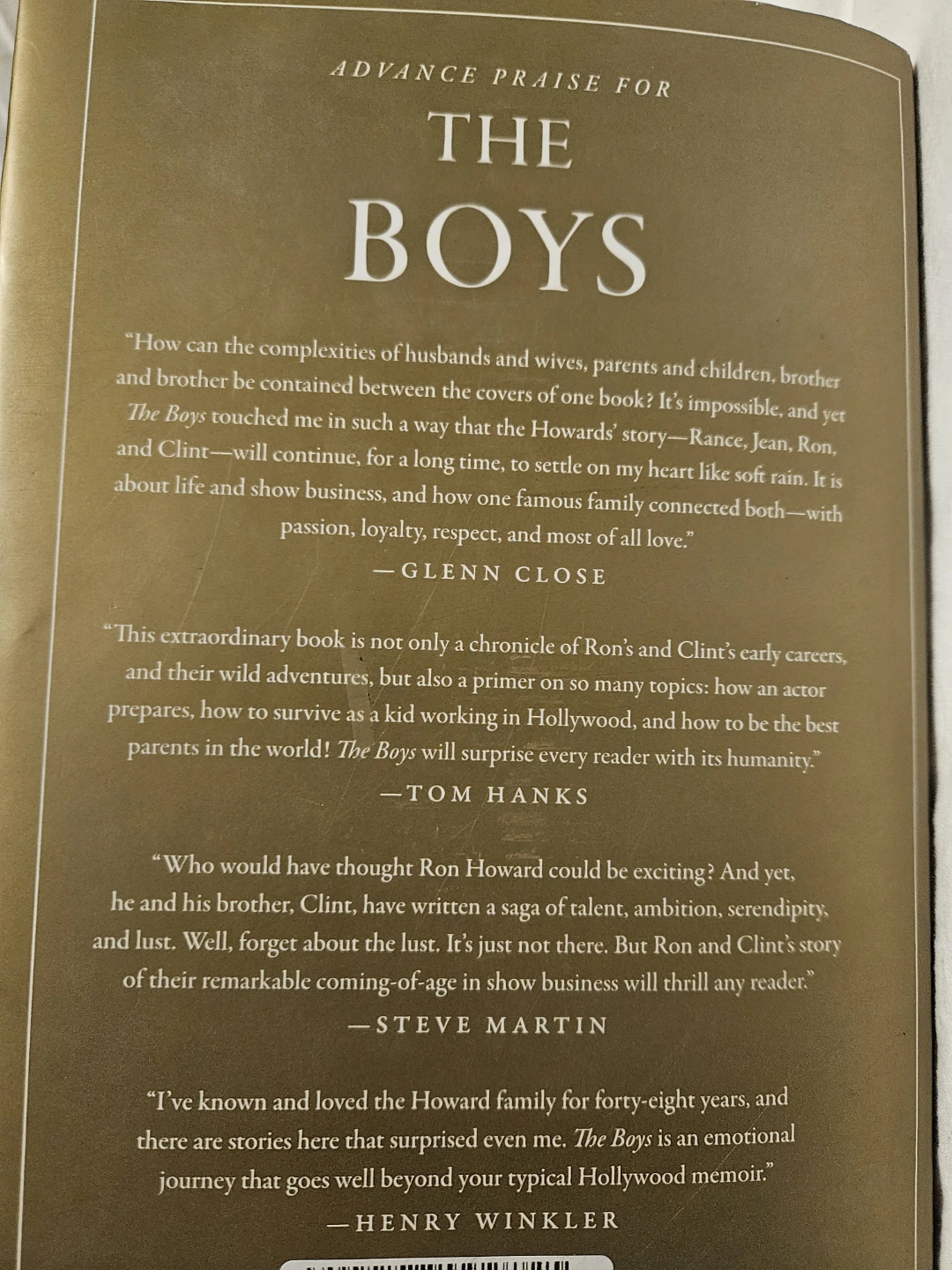 The Boys: A Memoir of Hollywood and Family by Ron & Clint Howard - photo 2