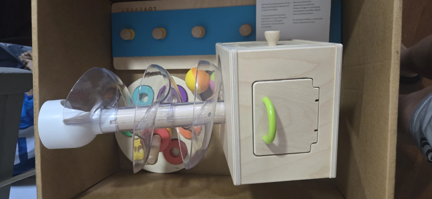 Lovevery Wooden Activity Cube and Play Set - photo 4