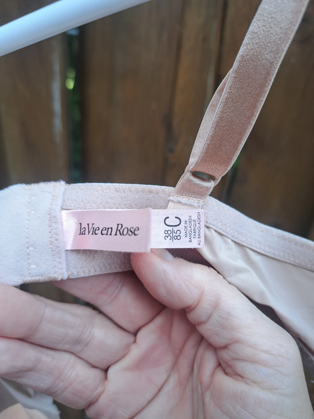 La Vie en Rose Beige Bra 38C - photo 2