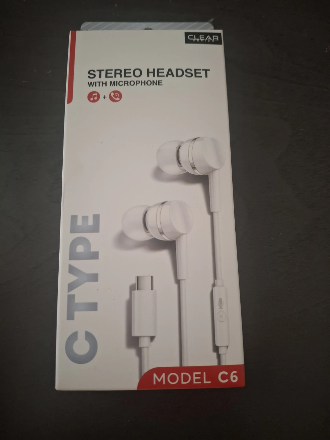 CLEAR Stereo Headset with Microphone - C Type - photo 5