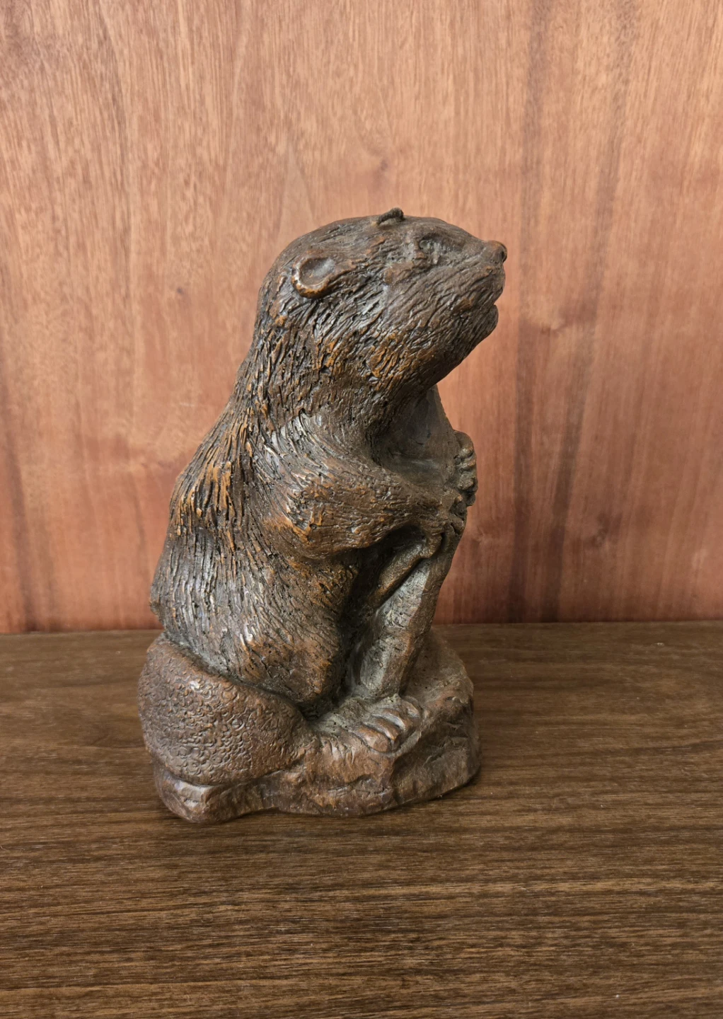 Canadian Beaver Candle  8" tall.