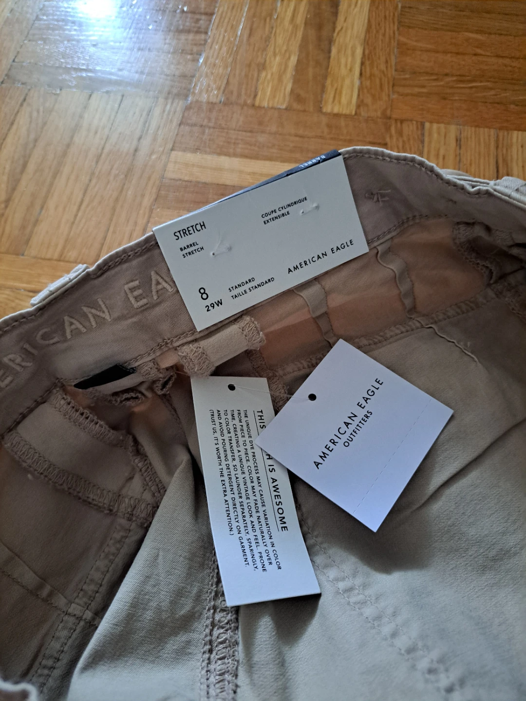 American Eagle Cargo Pants - Tan - Size 8 - photo 3