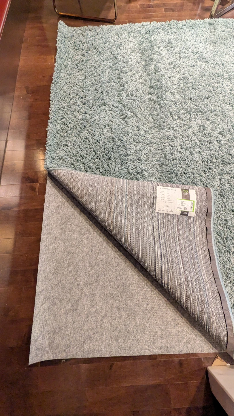 Unique Loom Solo Solid Shag Rug, incl. Underpad, 10' x 7' - photo 4