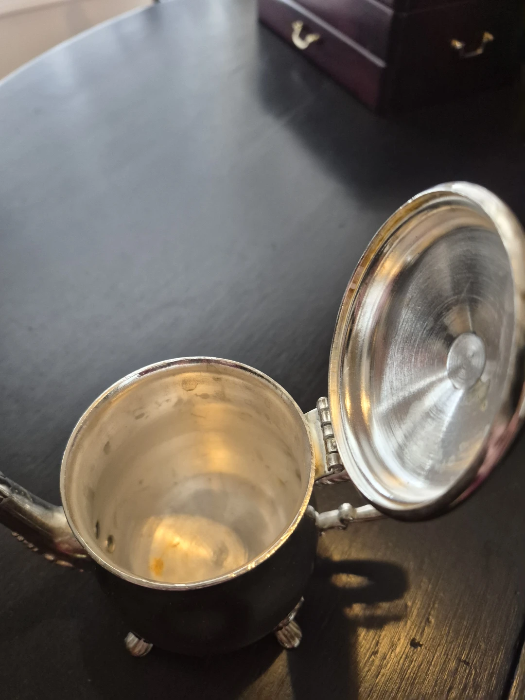 Miniature Silver Teapot - photo 2