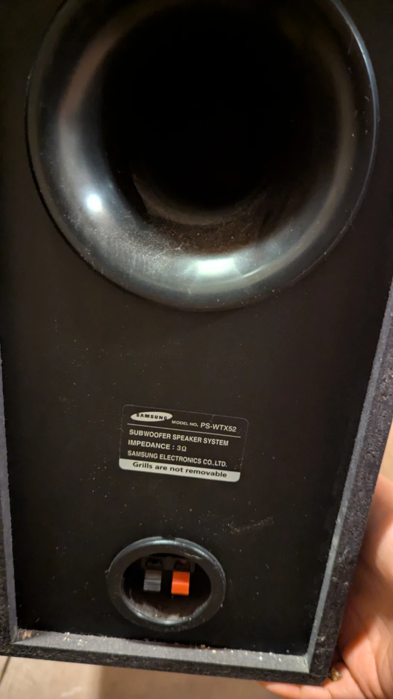 Samsung PS-WTX52 Digital Sound Speaker System - photo 3