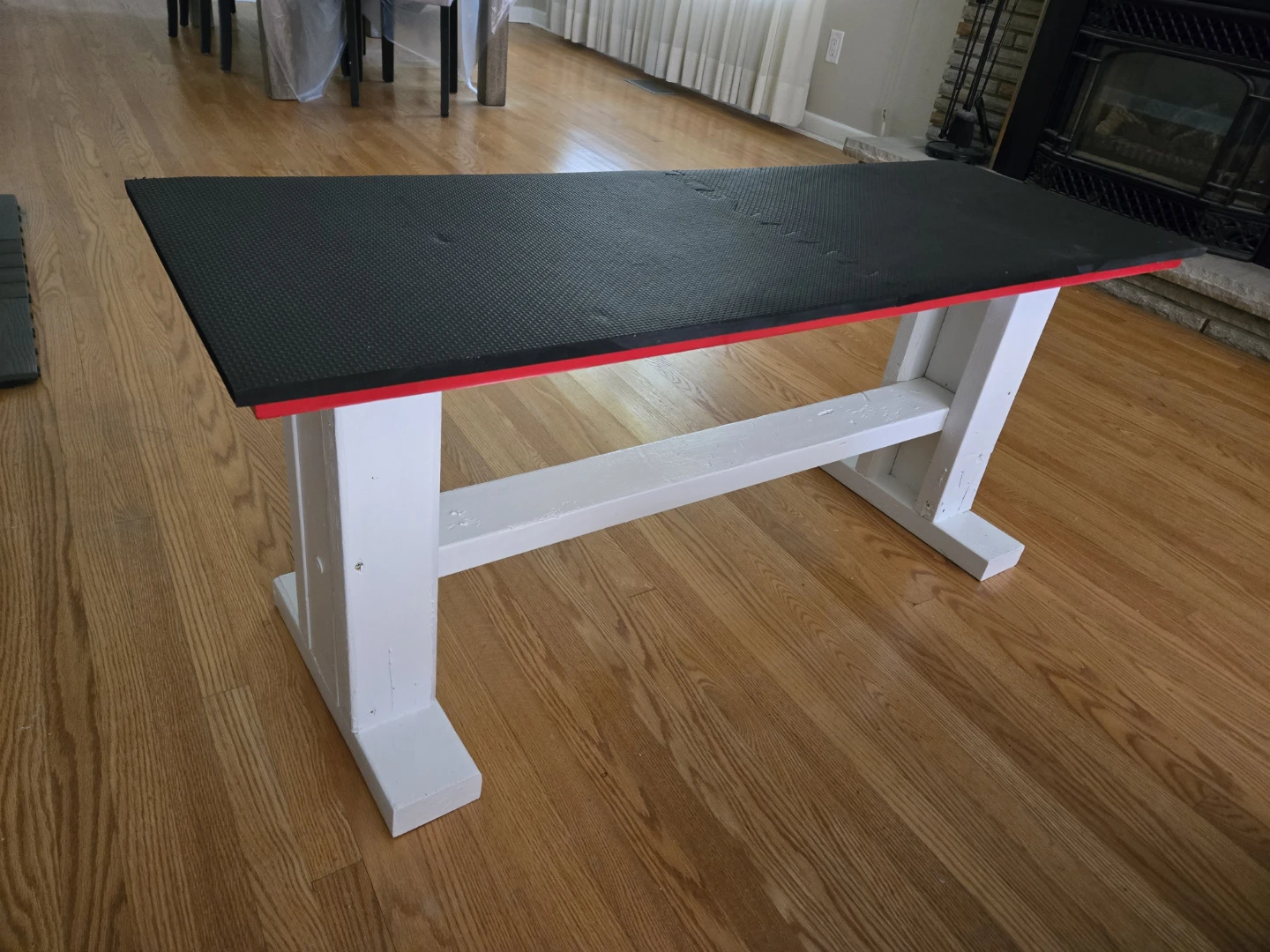 Heavy-Duty Workout Bench & Custom 30 lb Dumbbell Set - photo 3