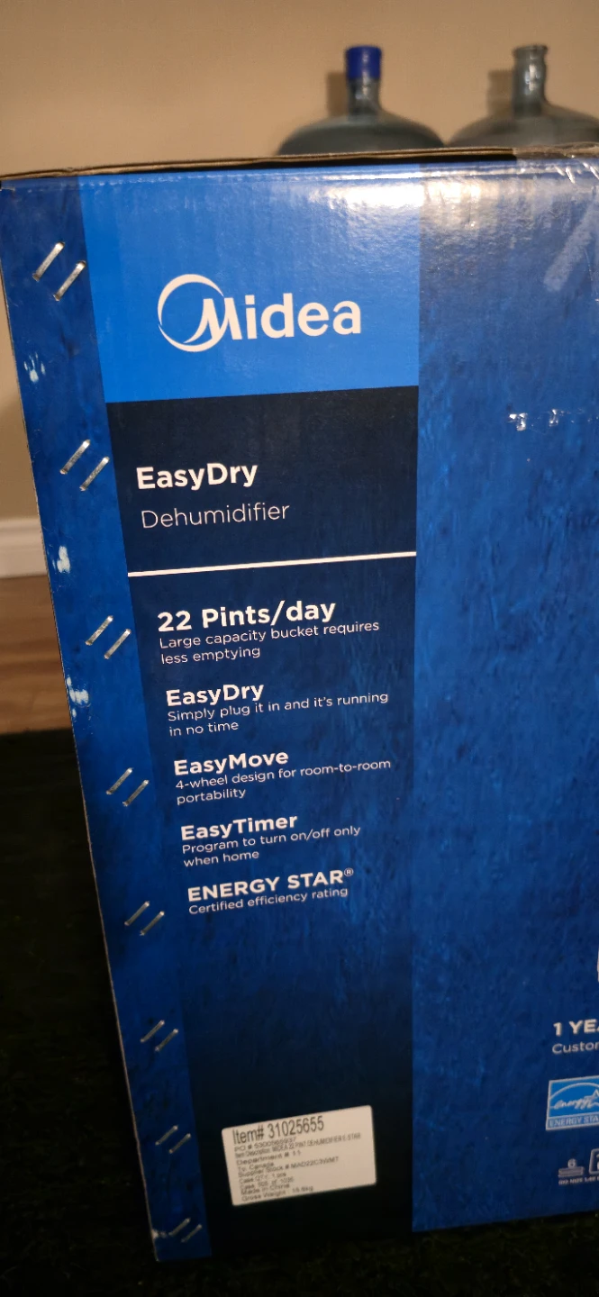 Midea EasyDry Dehumidifier 22 Pints/day - photo 3