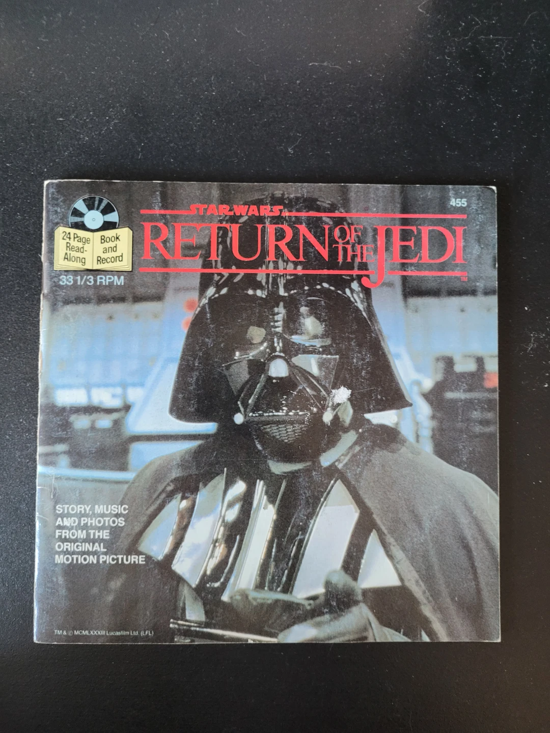 Star Wars Return of the Jedi 24 Page Read-Along Record