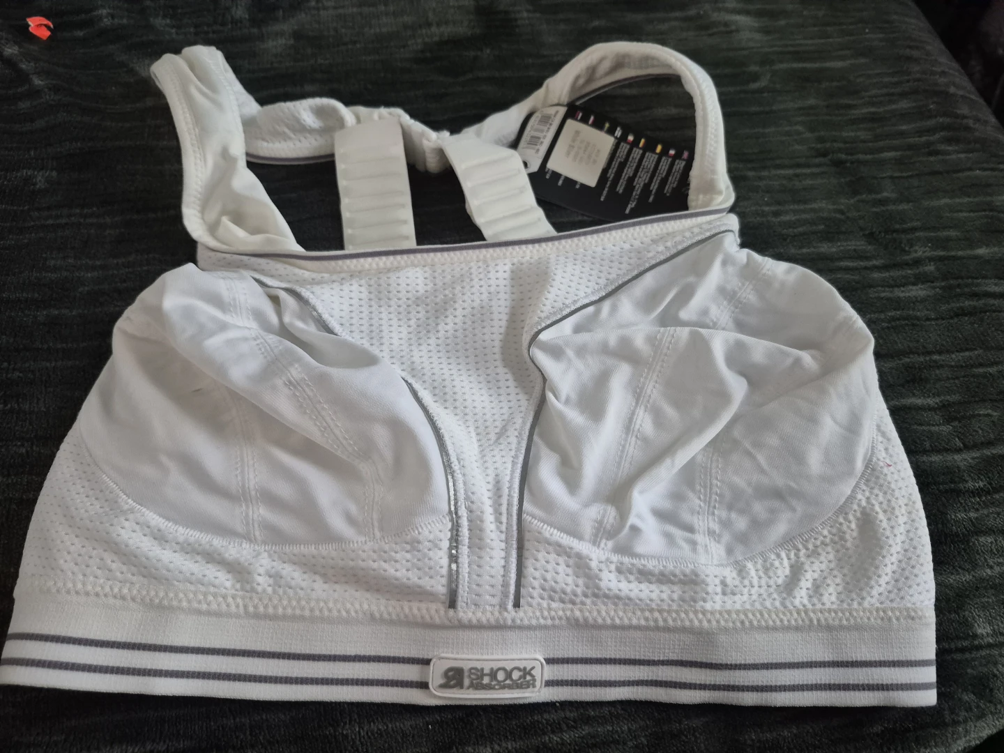 Shock Absorber White Sports Bra 36D