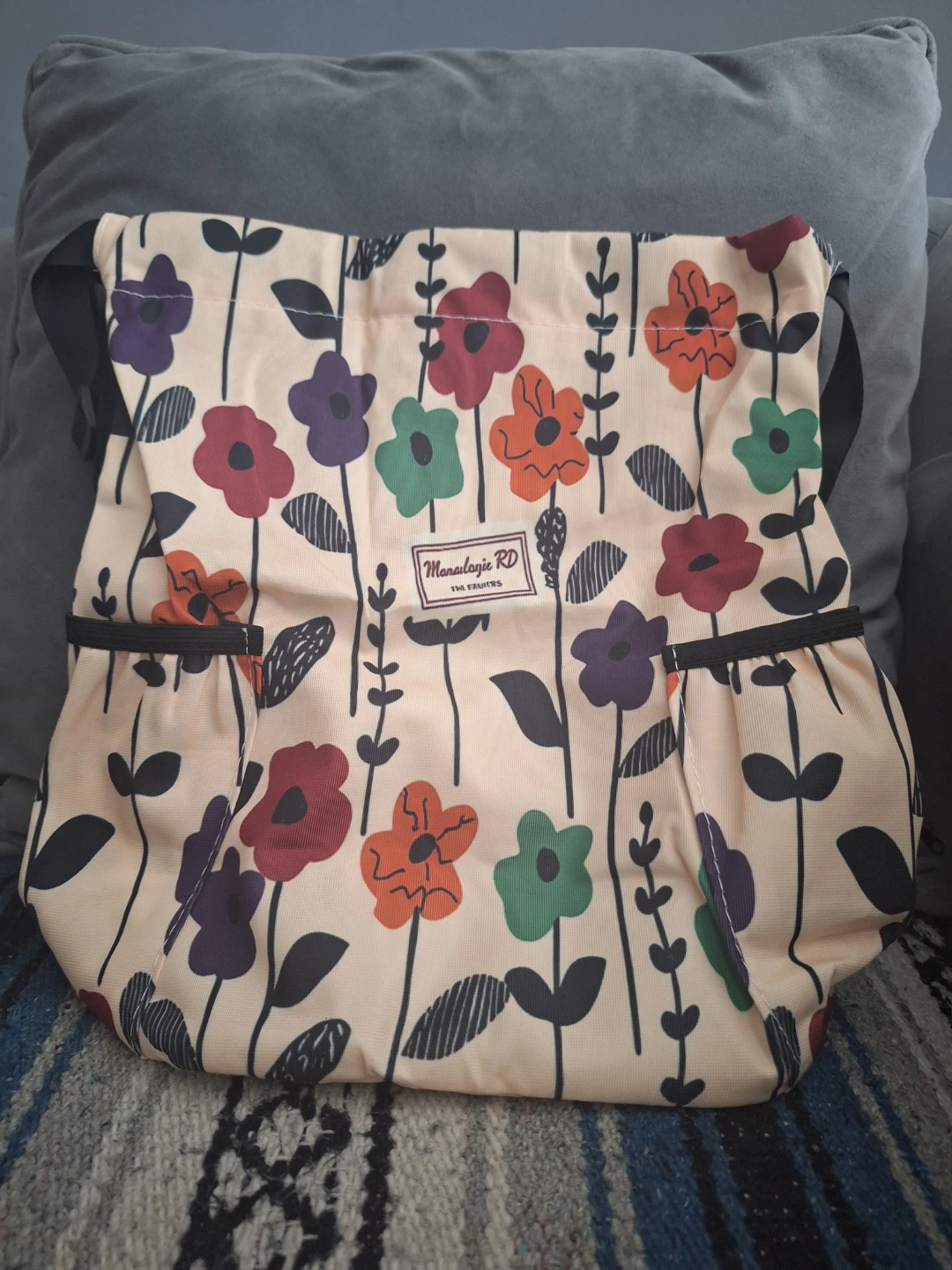 Floral Drawstring Backpack - photo 3