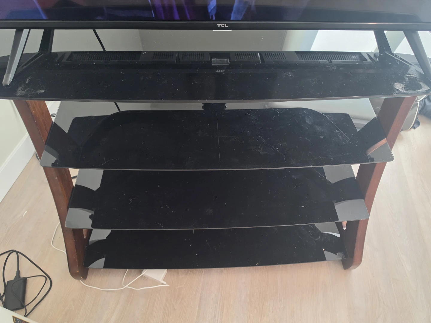 Glass TV Stand