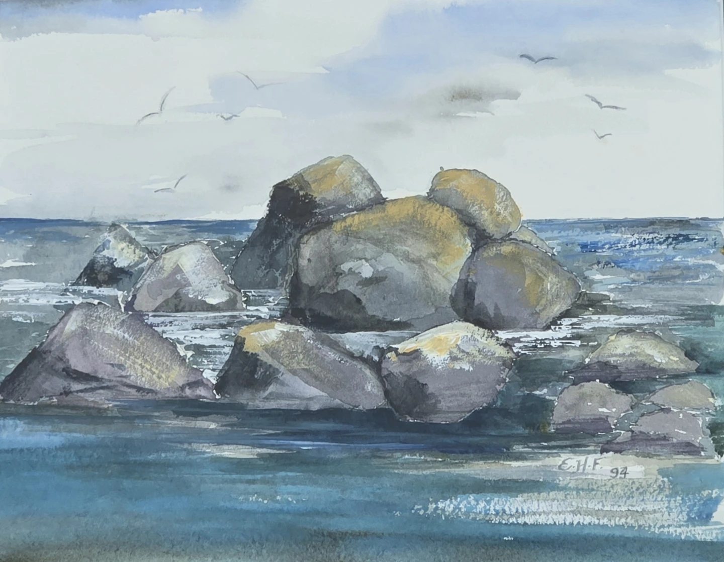 Original Watercolour ~Elsie Frontain - photo 2