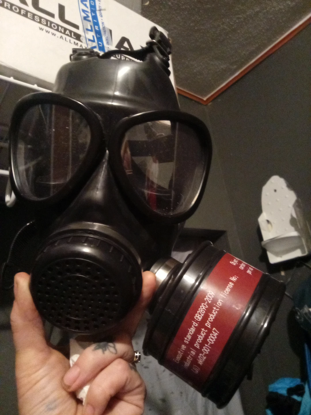 Industrial Gas Mask with Filter
