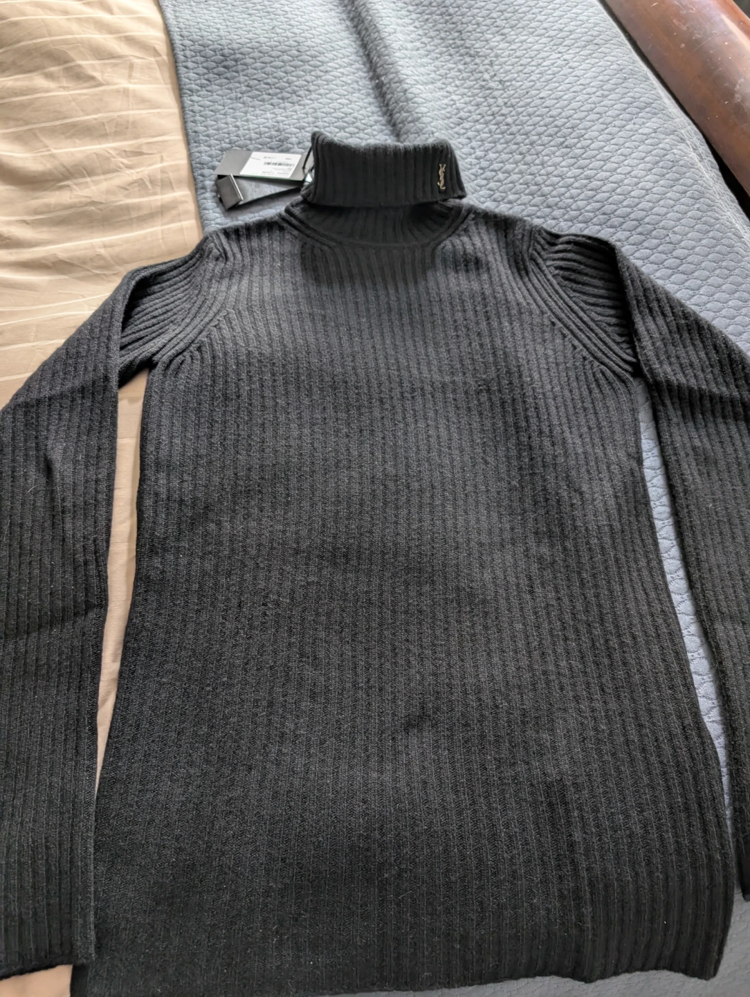 Women's Saint Laurent Black Sweater New with Tags Size Medium