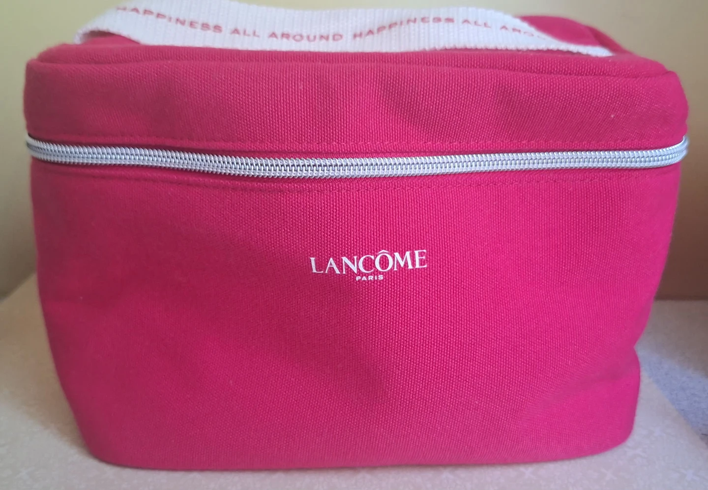 Lancôme Pink Makeup Bag
